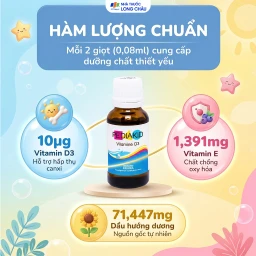 Siro hỗ trợ tăng hấp thụ canxi Pediakid Vitamin D3 (20ml) 4