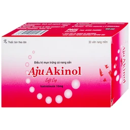 Thuốc Aju Akinol điều trị mụn trứng cá nang sần (3 vỉ x 10 viên)