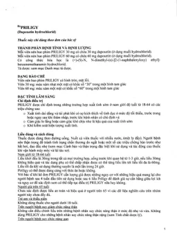 Thuốc Priligy 30mg Menarini điều trị xuất tinh sớm (1 vỉ x 3 viên)