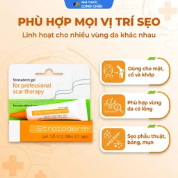 Kem bôi sẹo lồi, sẹo lâu năm Strataderm 5g 4