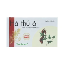 Thuốc Hà Thủ Ô Traphaco điều trị đau lưng, mỏi gối, di mộng tinh (5 vỉ x 20 viên)