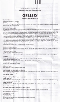 Hỗn dịch uống Gellux 1g Davipharm điều trị ngắn ngày loét tá tràng, dạ dày lành tính (20 gói x 15g)