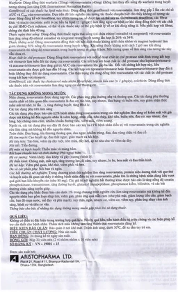 Thuốc Ruvastin 10mg Aristopharma giảm sự gia tăng cholesterol toàn phần (20 viên)