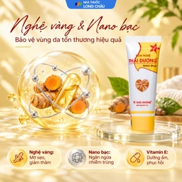 Kem bôi mờ thâm sẹo Thái Dương chứa nghệ, vitamin nano bạc 20g 3