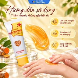 Kem bôi mờ thâm sẹo Thái Dương chứa nghệ, vitamin nano bạc 20g 5