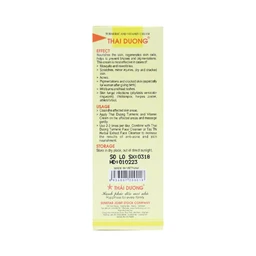 Kem bôi mờ thâm sẹo Thái Dương chứa nghệ, vitamin nano bạc 20g
