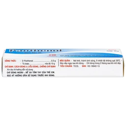 Kem bôi da Panthenol Pharmedic điều trị tổn thương da, bỏng nhẹ, nứt da chân, nứt đầu vú (10g)