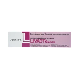 Cốm pha dung dịch uống Livact Granules Ajinomoto cải thiện tình trạng giảm albumin máu (84 gói)
