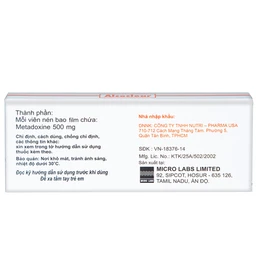 Thuốc Alcoclear Micro hỗ trợ điều trị các bệnh về gan do rượu (3 vỉ x 10 viên)