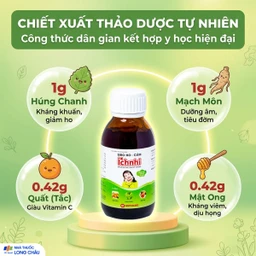 Siro hỗ trợ giảm ho tiêu đờm Ích Nhi Nam Dược (90ml) 4