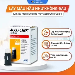 Kim lấy máu Accu Chek Fastclix (24 cái) dùng cho máy Accu Chek Guide 2