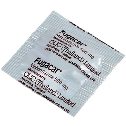 Thuốc Fugacar Janssen hương socola điều trị nhiễm một hay nhiều loại giun đường ruột (1 viên)