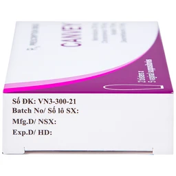 Viên đặt âm đạo Canvey Farmaprim điều trị nhiễm khuẩn âm đạo (2 vỉ x 5 viên)