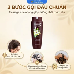 Dầu gội dược liệu Thái Dương 7 Gold hỗ trợ giảm gàu, ngứa và tóc gãy rụng (200ml) 5