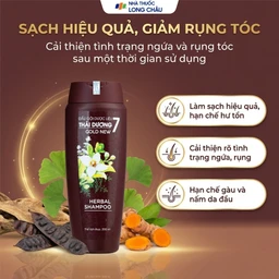 Dầu gội dược liệu Thái Dương 7 Gold hỗ trợ giảm gàu, ngứa và tóc gãy rụng (200ml) 2