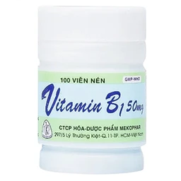 Thuốc Vitamin B1 50mg Mekophar điều trị thiếu Vitamin B (100 viên)