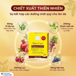 Viên uống giúp làm đẹp da, chống oxi hóa và giảm lão hóa da Skin Care Pigment Clear New Nordic (2 vỉ x 30 viên) 4