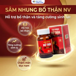 Viên uống hỗ trợ bổ thận, tăng cường sinh lực Sâm Nhung Bổ Thận NV (30 viên) 2