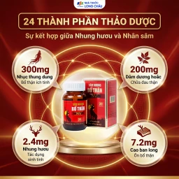 Viên uống hỗ trợ bổ thận, tăng cường sinh lực Sâm Nhung Bổ Thận NV (30 viên) 3