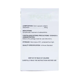 Thuốc Seocem Capsule Guju Pharma điều trị triệu chứng viêm xương khớp (10 vỉ x 10 viên)