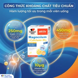 Viên hỗ trợ cơ xương Magnesium+Calcium+D3 Doppelherz (3 vỉ x 10 viên) 3