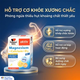Viên hỗ trợ cơ xương Magnesium+Calcium+D3 Doppelherz (3 vỉ x 10 viên) 4