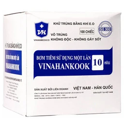 Bơm tiêm 10ml/cc 25G Vinahankook dùng một lần (100 cái)