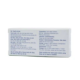 Thuốc Garosi Bluepharma điều trị nhiễm khuẩn (1 vỉ x 3 viên)