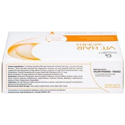 Viên uống hỗ trợ giảm rụng tóc dành cho nữ Vit Hair Women Galien (4 vỉ x 15 viên)
