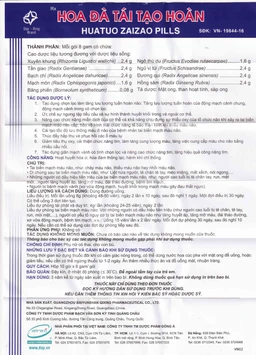 Thuốc Hoa Đà Tái Tạo Hoàn Huatuo Zaizao Pills điều trị tai biến mạch máu não (10 gói)