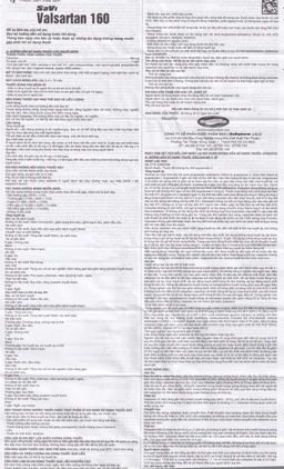 Thuốc Savi Valsartan 160 điều trị tăng huyết áp, nhồi máu cơ tim (3 vỉ x 10 viên)