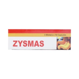Thuốc Zysmas điều trị khó tiêu, ăn không ngon, hỗ trợ tiêu hóa (3 vỉ x 10 viên)