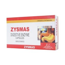 Thuốc Zysmas điều trị khó tiêu, ăn không ngon, hỗ trợ tiêu hóa (3 vỉ x 10 viên)