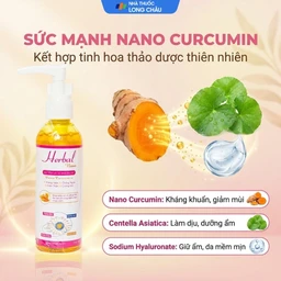 Gel vệ sinh phụ nữ Herbal Nano Vinapharma giúp vệ sinh, khử mùi, bảo vệ vùng kín (105g) 3