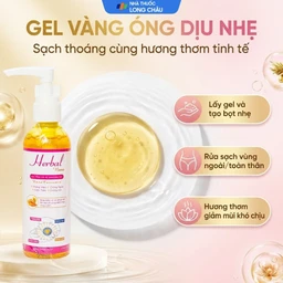 Gel vệ sinh phụ nữ Herbal Nano Vinapharma giúp vệ sinh, khử mùi, bảo vệ vùng kín (105g) 5