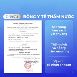 Bông cuộn thấm nước Bạch Tuyết 45g vệ sinh cá nhân và y tế 3