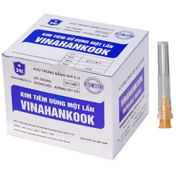 Đầu kim 23G Vinahankook vô trùng, dùng một lần (100 cái) 1