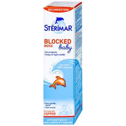 Xịt mũi trẻ em Sterimar Blocked Nose Baby 50ml hỗ trợ giảm viêm mũi, nghẹt mũi cho trẻ từ 3 tháng đến 3 tuổi