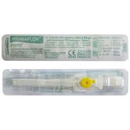 Kim luồn 24G Primaflon Lamed giúp hạn chế lệch vỡ ven khi dẫn truyền dịch (100 cái) 1
