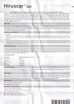 Gel bôi Hiruscar giúp làm mờ vết sẹo (5g)
