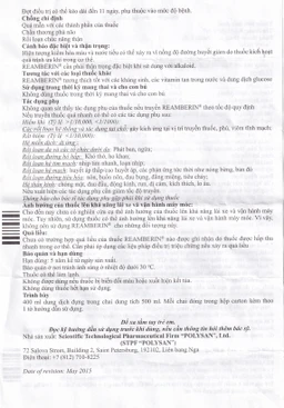 Dung dịch truyền Reamberin Polysan giảm oxy huyết và giải độc (400ml)