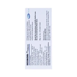  Thuốc tiêm Insunova 30/70 100IU MEGA We care điều trị đái tháo đường (10ml)