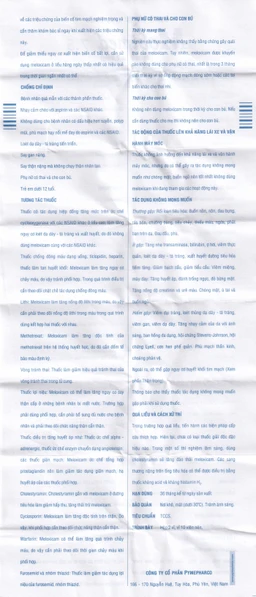 Thuốc Mobimed 7.5mg Pymepharco điều trị viêm khớp dạng thấp, viêm cột sống (2 vỉ x 10 viên)