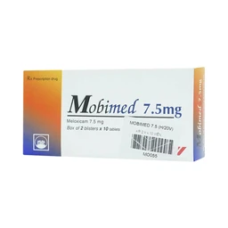 Thuốc Mobimed 7.5mg Pymepharco điều trị viêm khớp dạng thấp, viêm cột sống (2 vỉ x 10 viên)