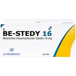 Thuốc Be-Stedy 16mg Aurobindo điều trị chứng chóng mặt, ù tai (10 vỉ x 10 viên)