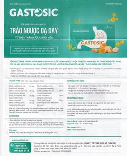 Viên giúp tiêu hóa Gastosic CVI (3 vỉ x 10 viên)