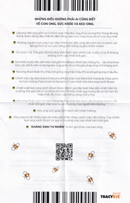 Keo ong giúp giảm đau viêm họng ho do nhiễm khuẩn Tracybee Propolis Tutti Frutti & Honey vị trái cây (30ml)