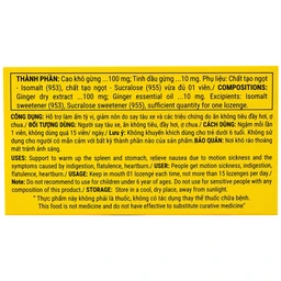 Kẹo Ngậm Ho Vị Gừng Vietnat (20 viên)