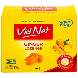 Kẹo Ngậm Ho Vị Gừng Vietnat (20 viên)