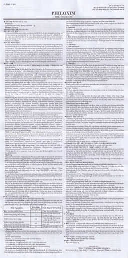 Bột pha tiêm Philoxim 1g Phil Inter Pharma điều trị nhiễm trùng do các chủng vi khuẩn (10 chai)